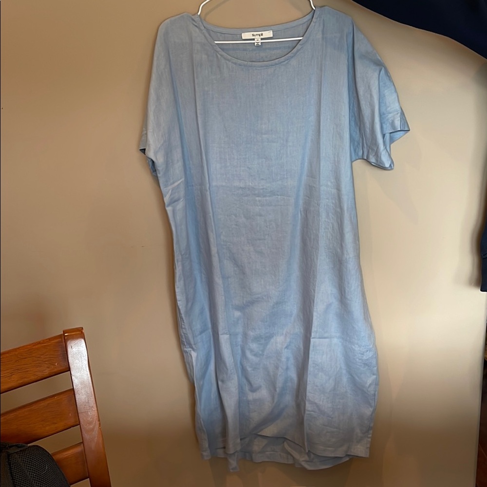 Sympli Light Blue Midi Dress